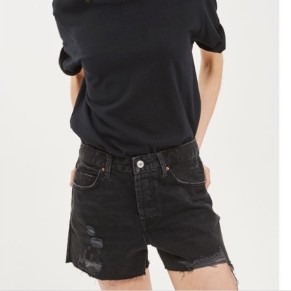 Topshop Moto Ashley Black Shorts